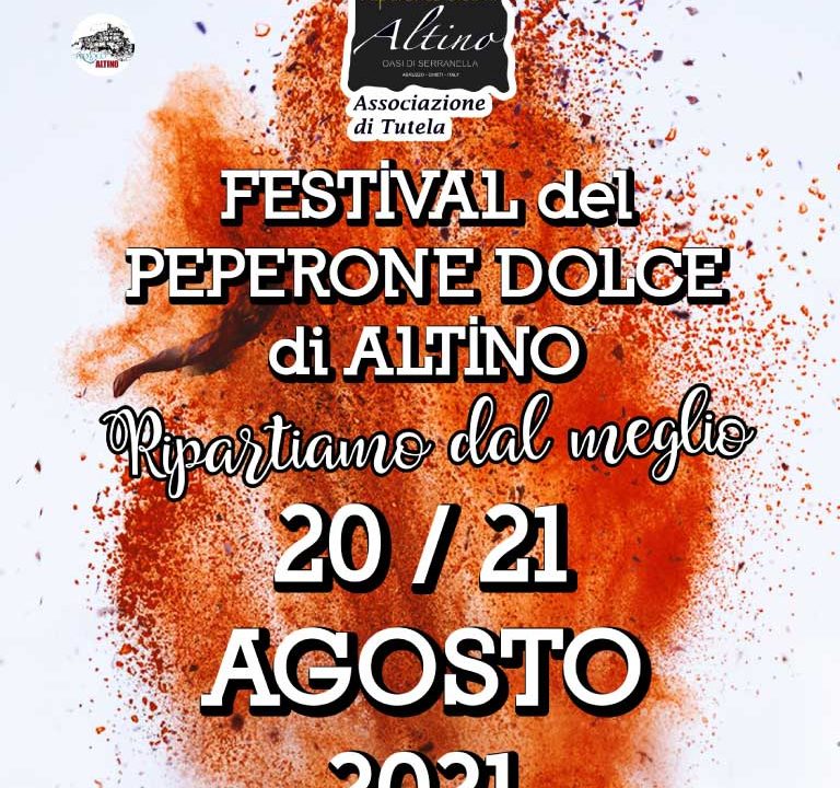 Locandina Festival Peperone Dolce di Altino