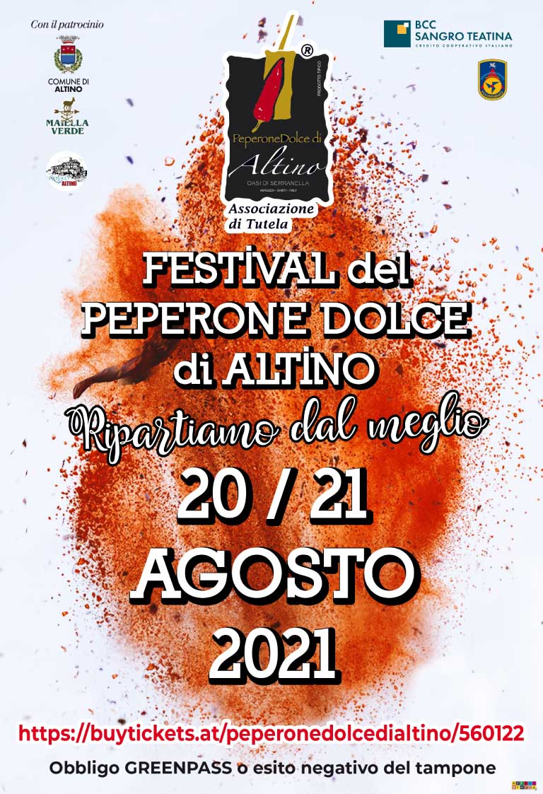 Locandina Festival Peperone Dolce di Altino