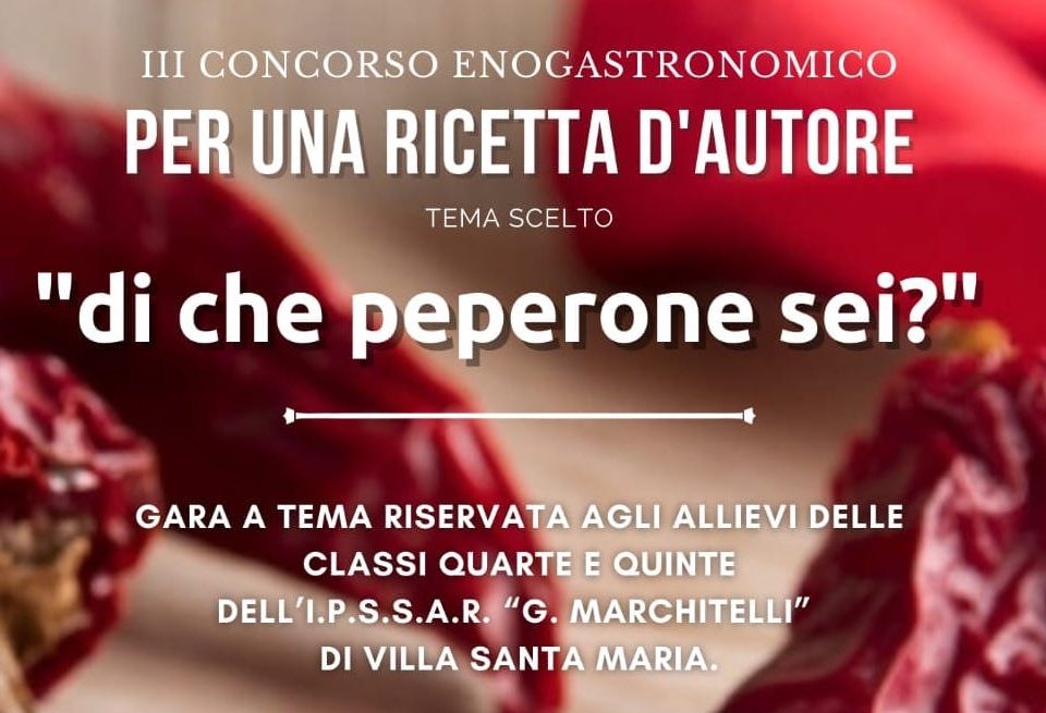 Peperone Dolce di Altino - eccellenza culinaria protagonista del concorso di Villa Santa Maria