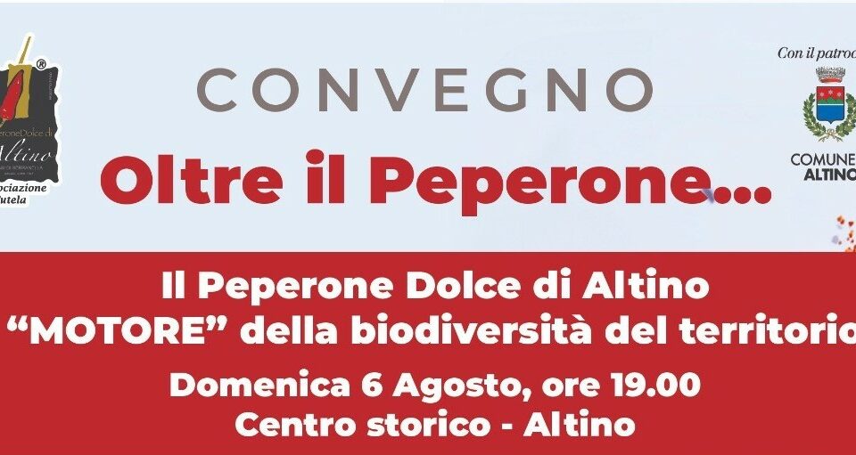 Convegno Il Peperone Dolce di Altino "MOTORE" della biodiversità del territorio